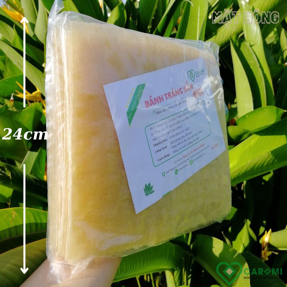 Bánh Tráng Sắn Caromi túi 500 g - Đặc sản Quảng Nam - 0 Fat Gluten-free dẻo dai mặn dùng cuốn gỏi ăn kiêng SALE OFF 34%