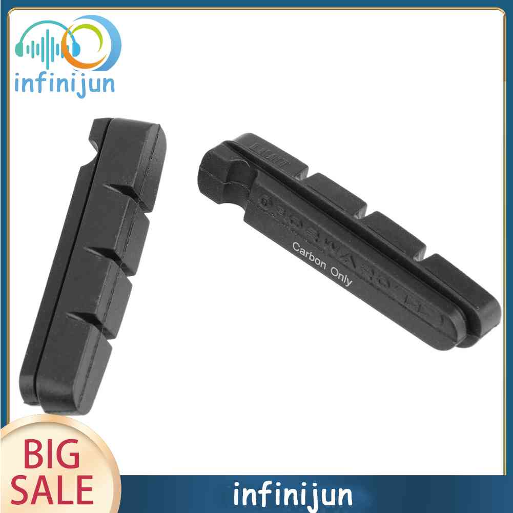 1 Cặp Má Phanh Xe Đạp C / V Bằng Cao Su Carbon