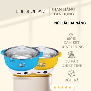 Nồi lẩu đa năng - nấu ăn, nấu lẩu mini, nồi nẩu lẩu điện size 26cm , bảo hành 1 tuần