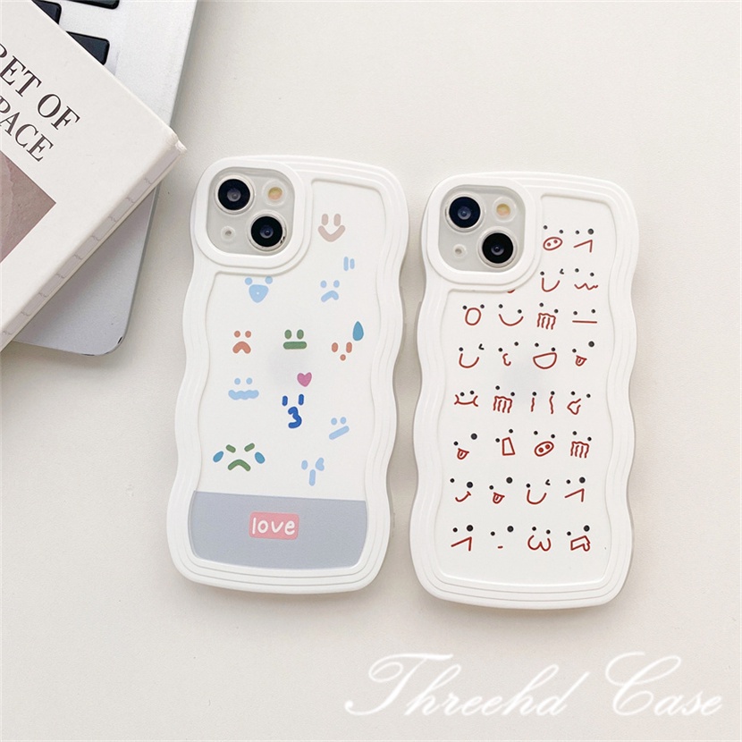 Ốp Điện Thoại Silicon Mềm Chống Sốc Hình Biểu Cảm Cho iPhone 14 13 12 11 Pro Max SE2020 X XR Xs Max 7 8 6 6s Plus