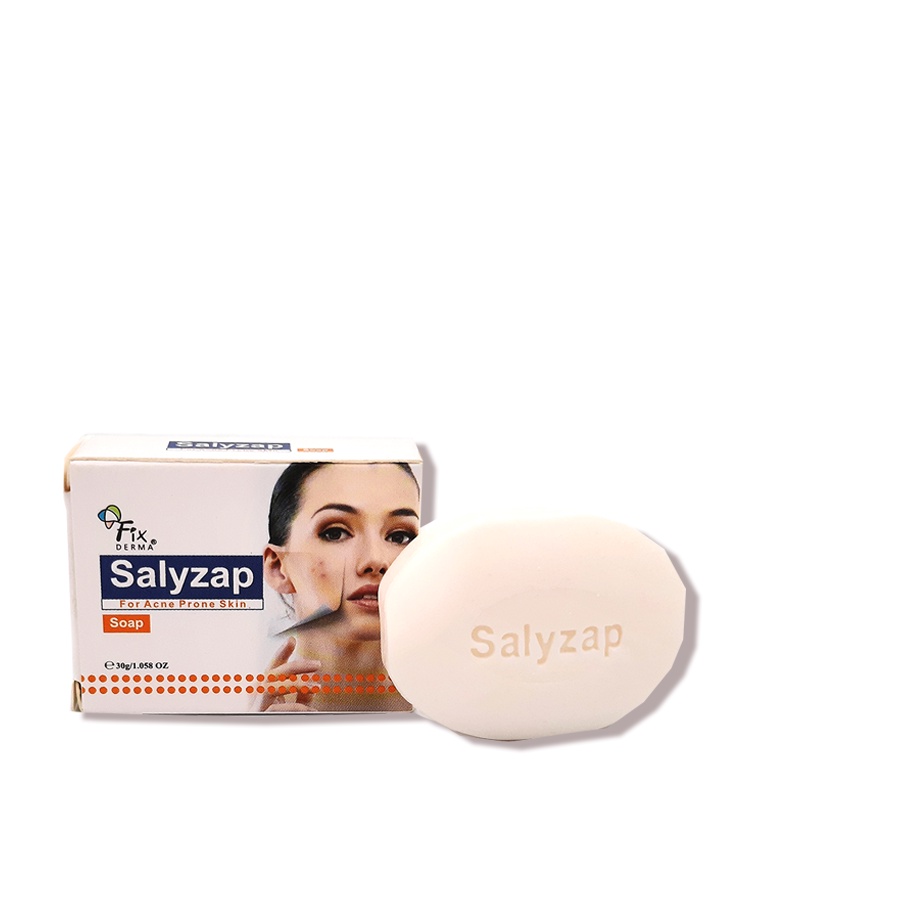 Xà bông giảm mụn lưng Fixderma Salyzap chính hãng 35g&70g, làm sạch da, giảm mụn, giảm viêm, làm trắng sáng da nhẹ nhàng
