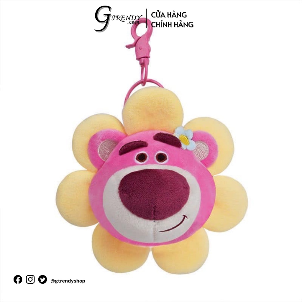 [Chính hãng Disney ] Móc khoá Hình gấu dâu hoa hướng dương full tag Gtrendy