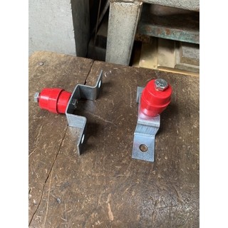 Bộ chân đế vuông quả sứ bắt bảng đồng tiếp địa