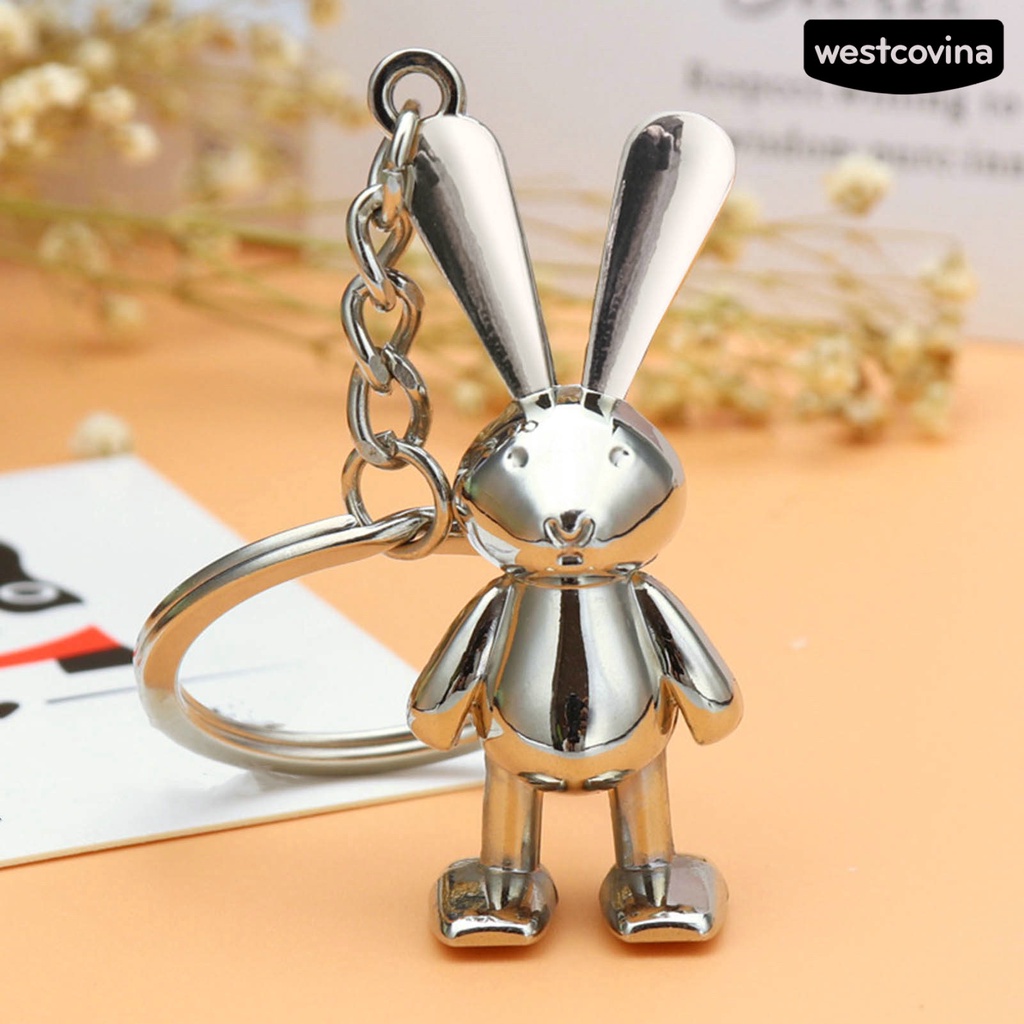 [Hot]☃Móc Khóa Hình Chú Thỏ Hoạt Hình Ba Chiều Đa Năng Trang Trí Năm Mới 2023