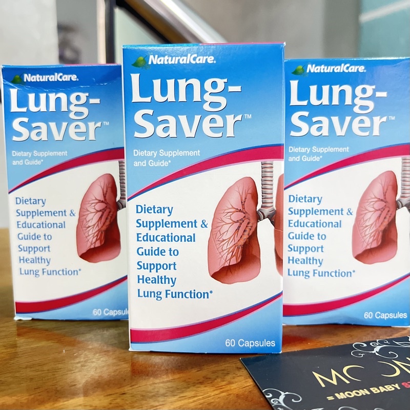 Viên uống bổ phổi NaturalCare Lung Saver Mỹ 60 viên