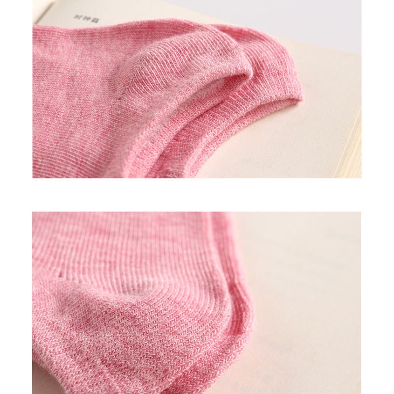 Vớ Cotton Cổ Thuyền Màu Sắc Xinh Xắn Cho Nữ