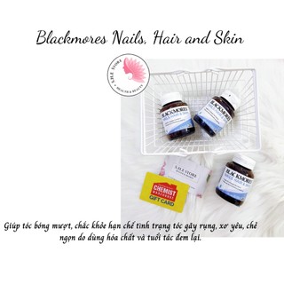 VIÊN UỐNG KÍCH THÍCH MỌC TÓC BLACKMORES NAILS, HAIR, SKIN - 60 Viên