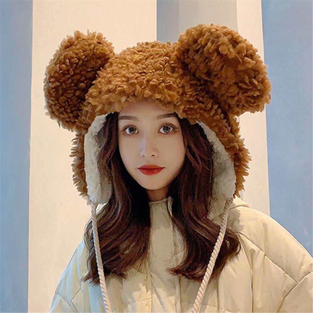 Mũ Che Tai Giữ Ấm Chống Gió Thời Trang Mùa Đông