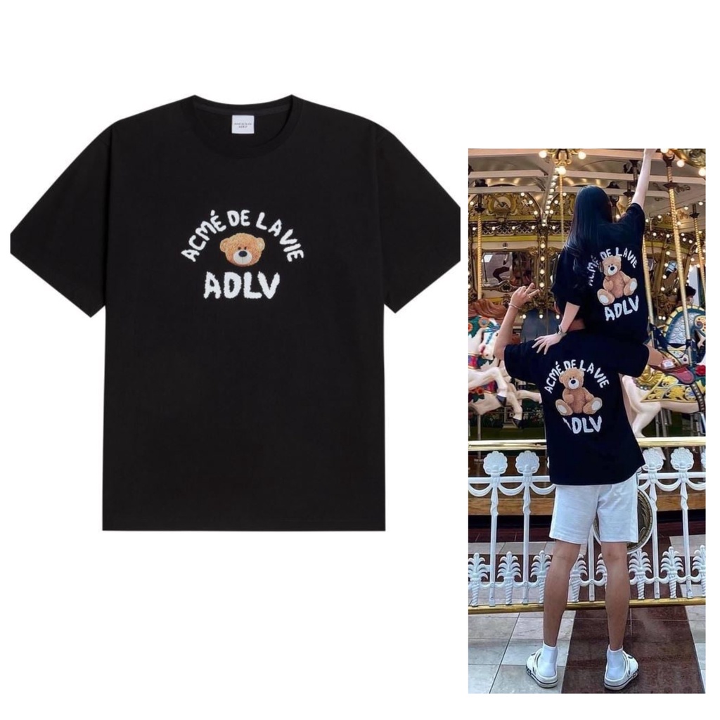 [HÀNG CHÍNH HÃNG] ÁO THUN HÌNH GẤU ADLV UNISEX NAM NỮ - PHÙ HỢP ĐI CHƠI,ĐI LÀM,ĐI HỌC - HÀNG CHÍNH HÃNG 100%