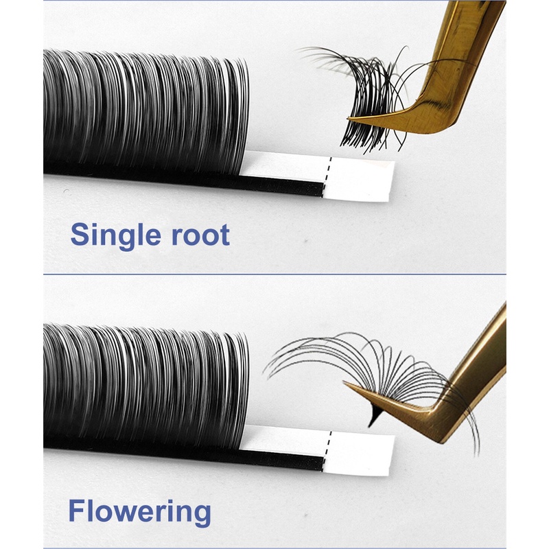 Lông Mi Giả Tròn Dày 8-25mm Không Bị Uốn Cong Lưng