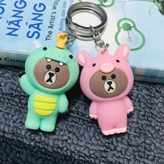 Móc khóa nhân vật hoạt hình dùng làm móc chìa khoá, móc oto, xe máy