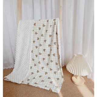 Chăn nỉ xô muslin Be