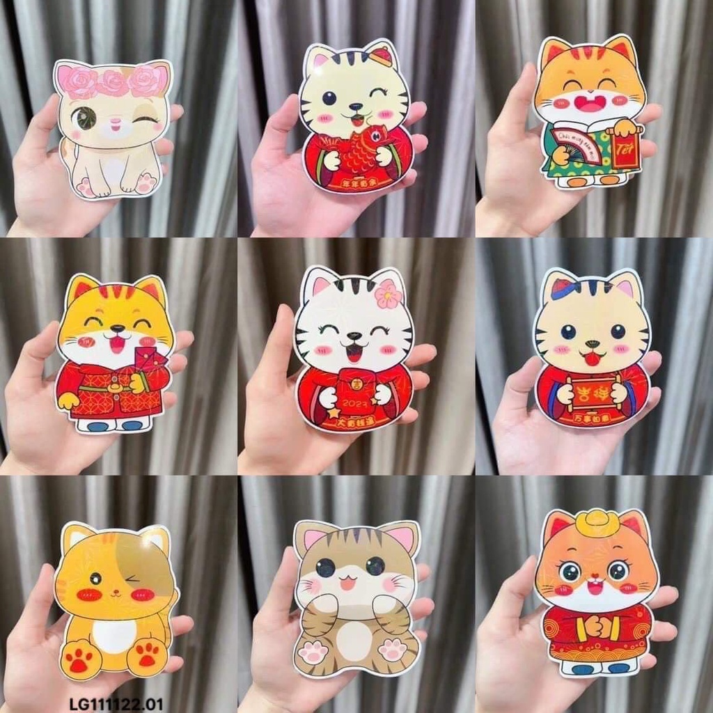 Bao lì xì 2023 Tết Quý Mão, Bao Lì Xì hoạt hình ChiBi 2023 mới cao cấp đẹp độc lạ