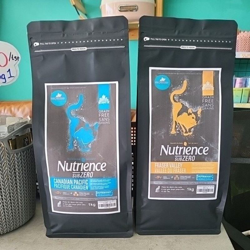 Hạt NUTRIENCE SUBZERO cao cấp cho mèo kén ăn 1kg