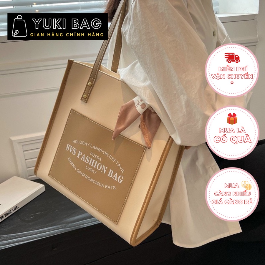 Túi Tote nữ đeo vai,xách tay Yuki Bag,chất da đẹp, thời trang cao cấp, sành điệu, tiện dụng YB244