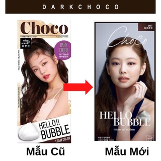 [SẴN_MÀU NÂU ĐEN 3NT] Thuốc Nhuộm Tóc Blackpink Hello Bubble NEW 2022 màu Dark Choco 3NT Hàn Quốc Chính Hãng