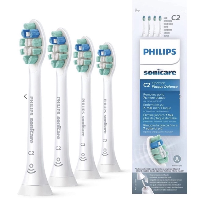 Đầu Thay Philips Sonicare C2 Hộp 2 Đầu