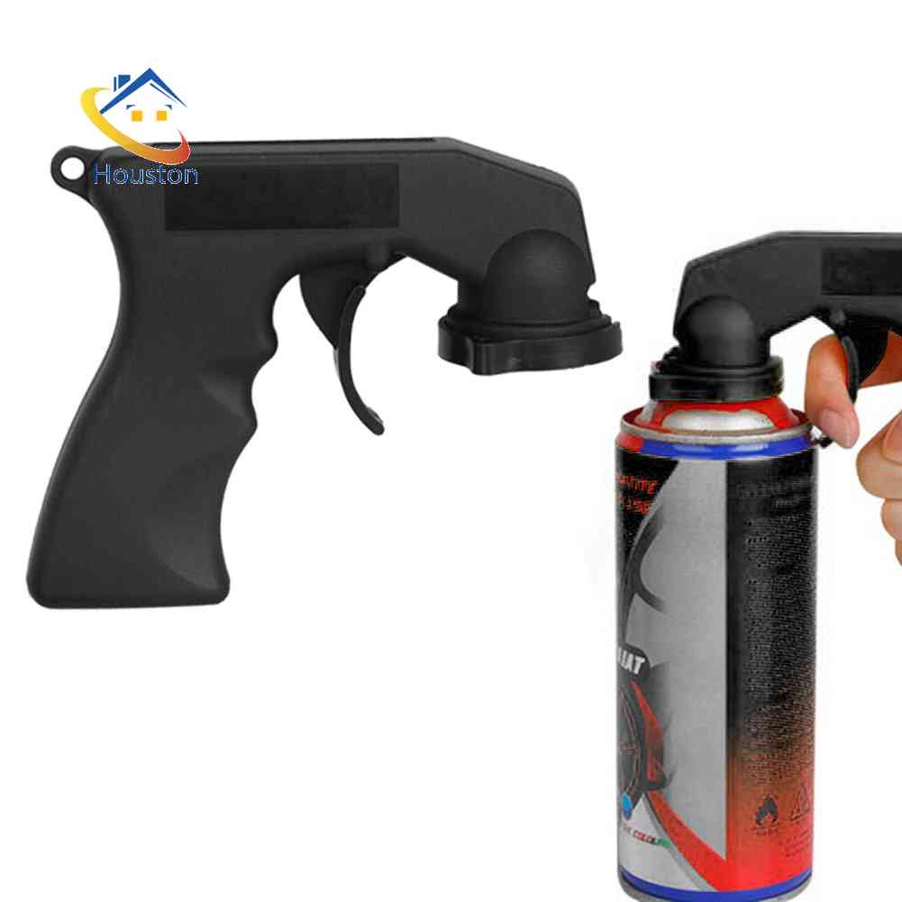 Tay Cầm Súng Phun Sơn Xe Hơi Màu Đen Có Cò Bấm 22 Món