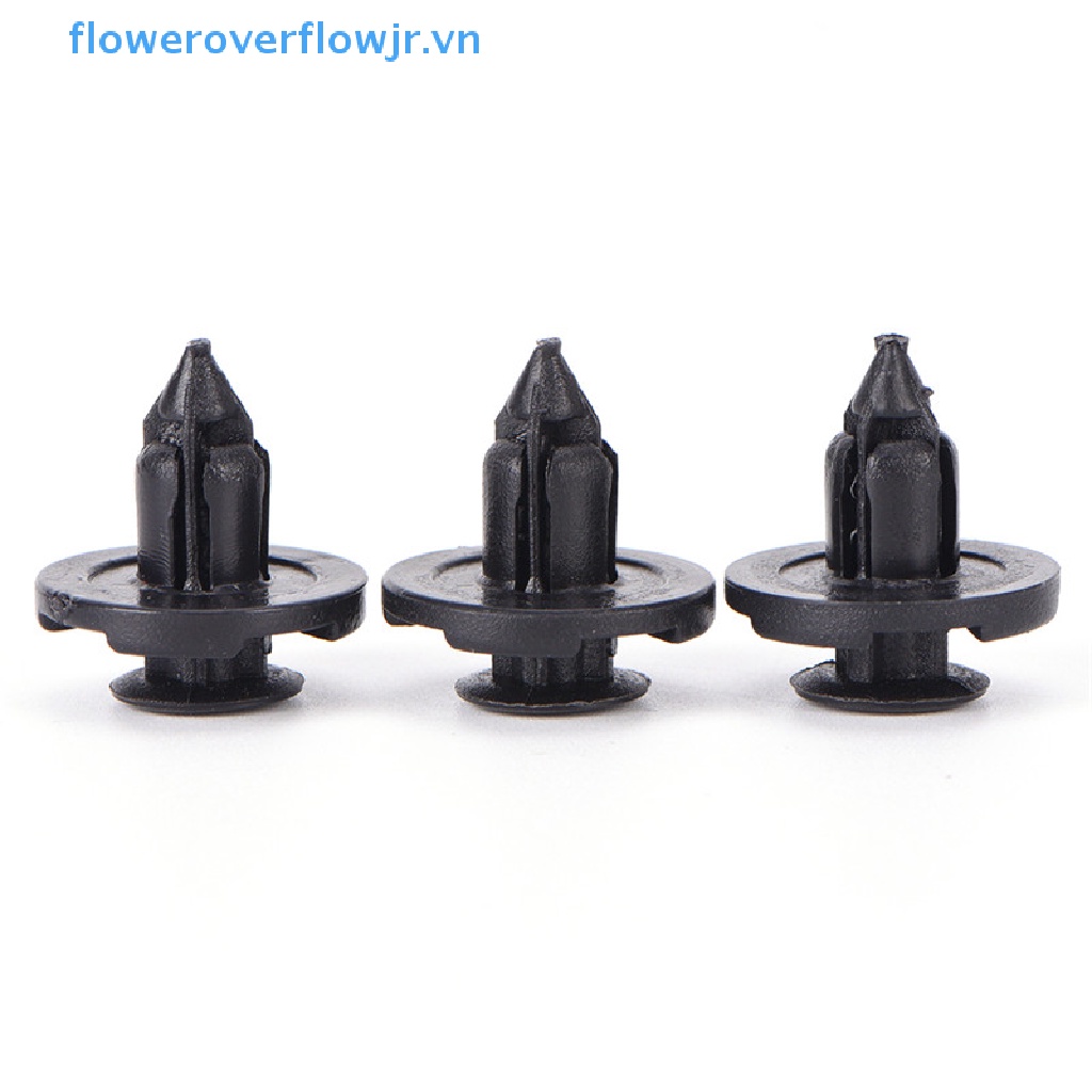 FENDER Set 50 Đinh Tán Nhựa 8mm Cho Xe Ô Tô Set 50 Đinh Tán Nhựa 8mm Màu Đen Cho Xe Ô Tô 50x 8mm A