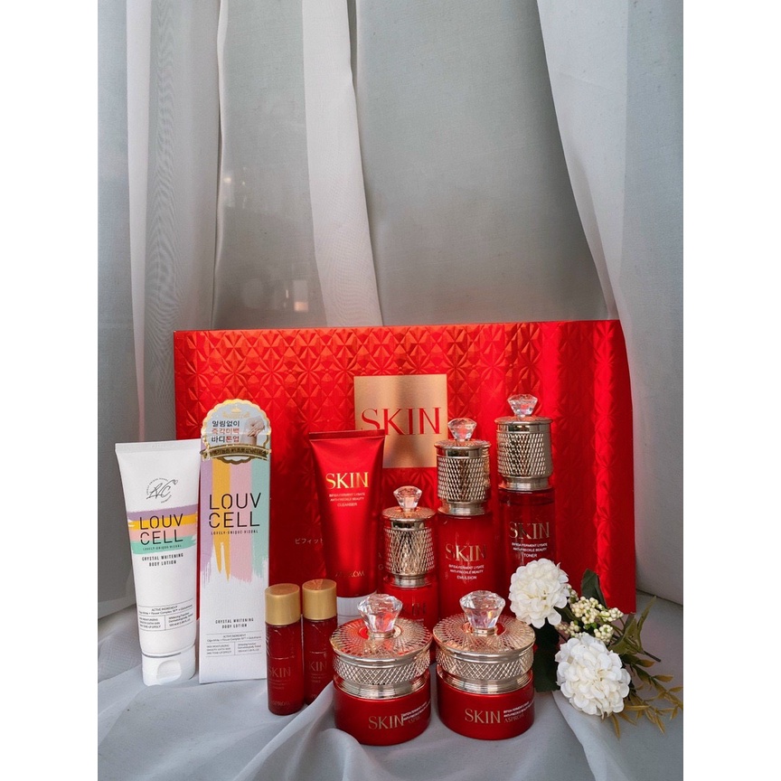 Bộ Mỹ Phầm Skin Asprom 6in1 Cao Cấp Nhật Bản Sạch Nám Trắng Da