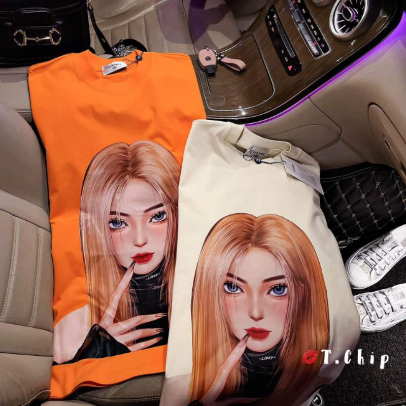 Áo phông cô gái tóc vàng hàng QCL1