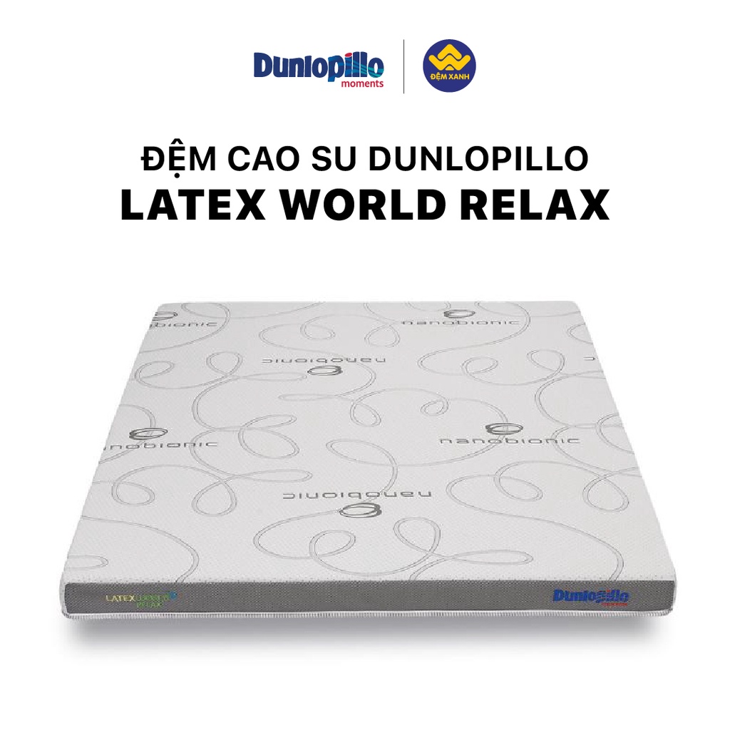 Đệm cao su Dunlopillo Latex World Relax dày 10cm