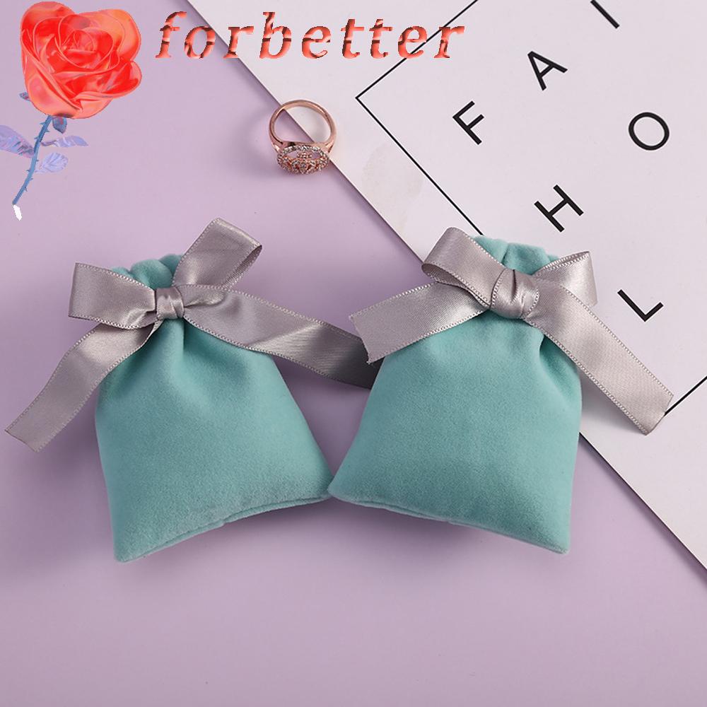 Túi dây rút vải nhung đựng trang sức tiện lợi