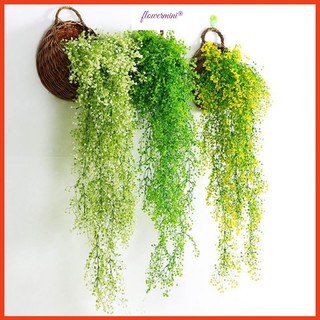 Chùm hoa cỏ giả treo tường trang trí nội thất đẹp