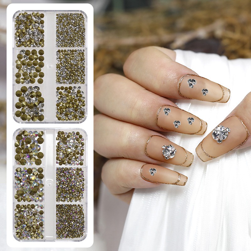 Đá Chân Nhọn Nail Mix Size