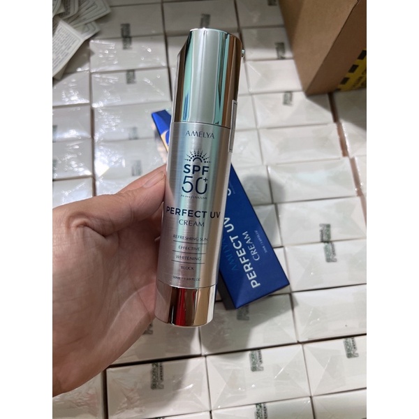 Kem chống nắng amelya nâng tông tự nhiên chống trôi, chống nước_50ml