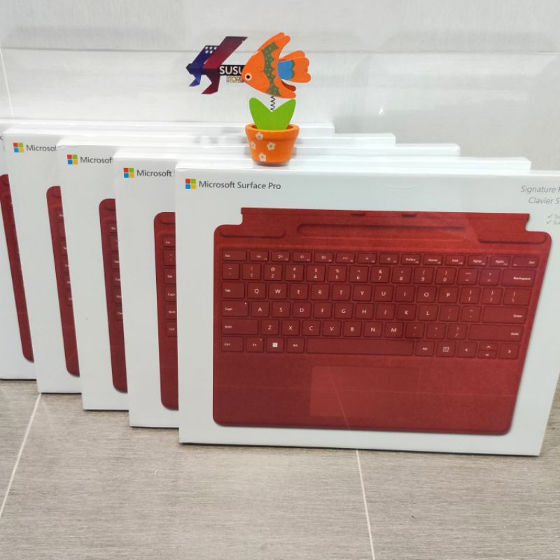 Bàn Phím Surface Pro 8 - 9 có khe sạc bút cảm ứng - Surface Pro X Alcantara - New SEAL - Đủ màu