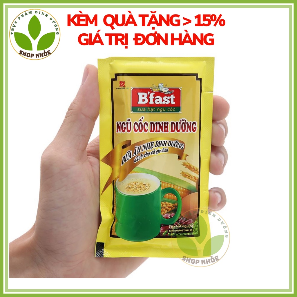 Ngũ Cốc Dinh Dưỡng Vinacafe B'fast gói lẻ (25g) (Tặng quà >15% giá trị đơn hàng)