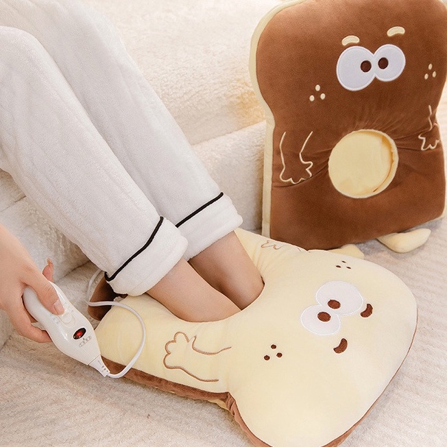 Túi sưởi ấm chân cắm điện ZOZO túi sưởi chân tay hình thú sạc điện mùa đông