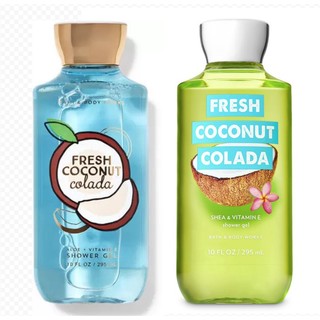 Gel tắm cao cấp authentic Bath & Body Works Fresh Coconut Colada Shower Gel 295ml (Mỹ)