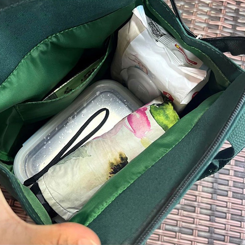 Túi Đựng Hộp Cơm Trưa Vải Bố Sức Chứa Lớn Tiện Dụng