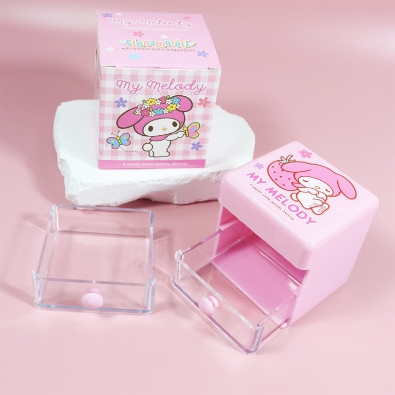 Tủ mini 2 ngăn/3 ngăn hoạt hình đáng yêu Cinamoroll, Melody