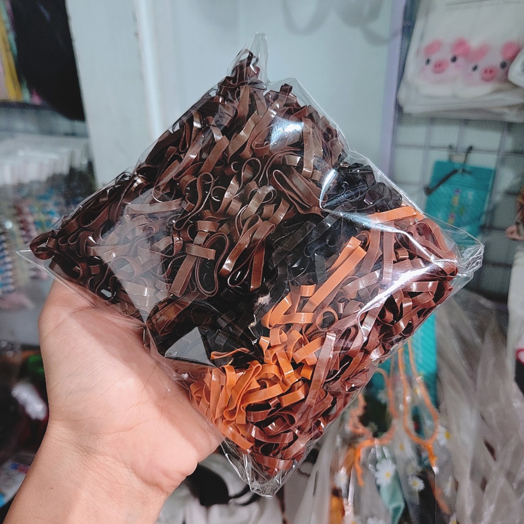 Gói 100g Chun Buộc Tóc Các Màu Siêu Dai Cho Nữ - KAKA247