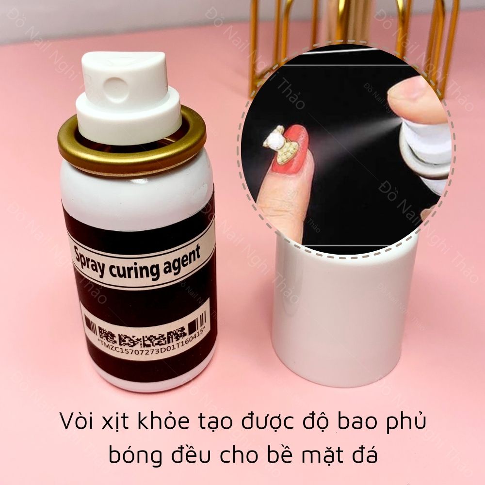 Chai xịt sáng đá khô keo NGHI THẢO 50ml