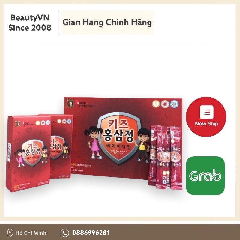 Sâm Trẻ Em Baby Sanga Nhập Khẩu Hàn Quốc Giúp Bé Tăng Cân Ăn Ngon Miệng
