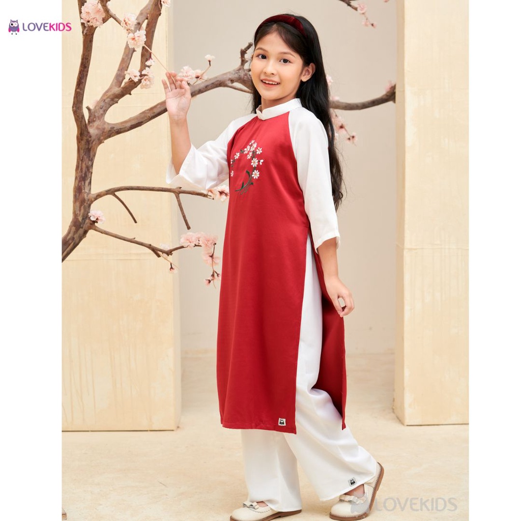 Áo Dài Bé Gái Lovekids, Daisy 02