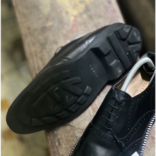 [Giày 2hand] [Size 42] Giày Tây Buộc Dây Màu Đen