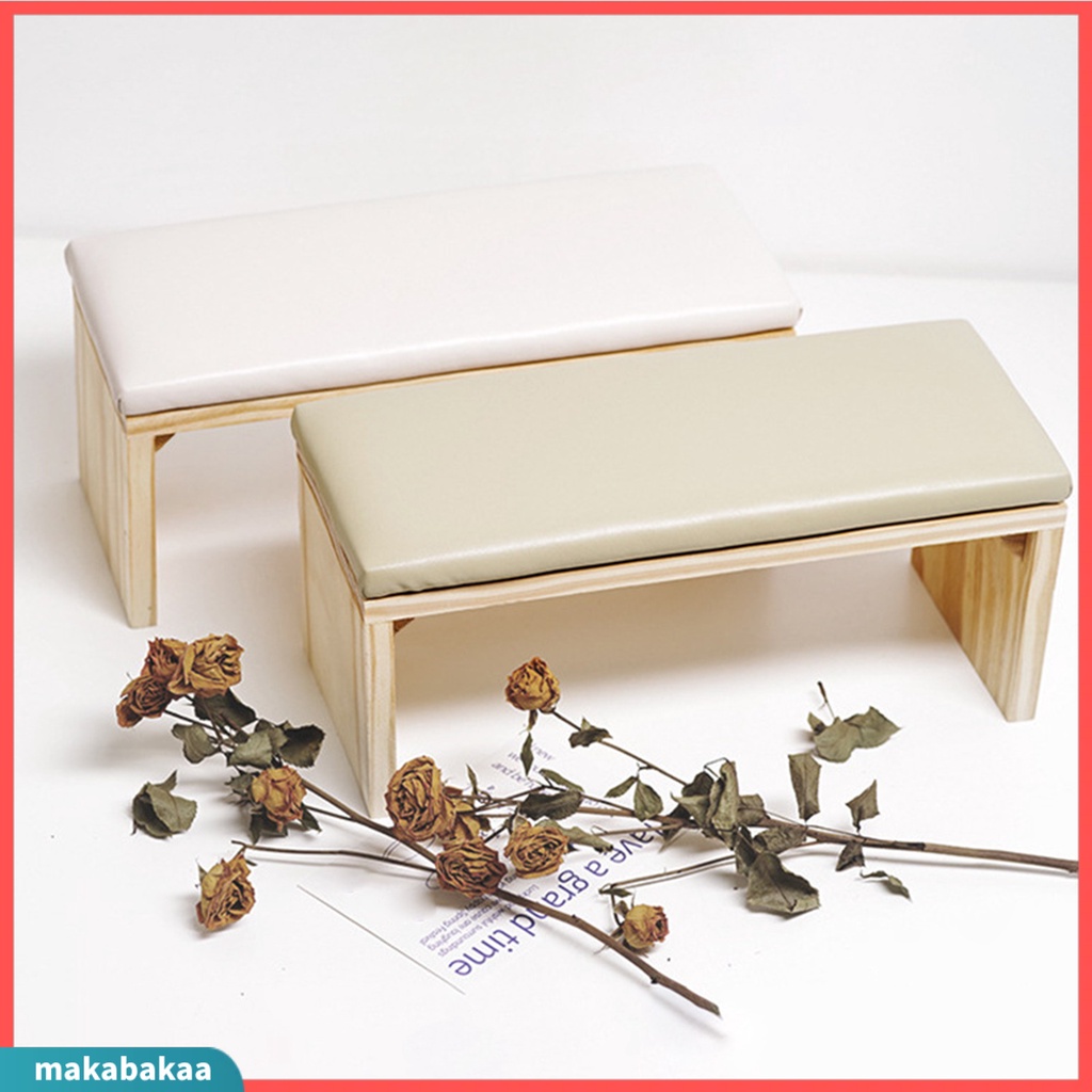 Cá Tuyết| Gối Kê Tay Làm Móng Giả Gỗ Hai Lớp Dành Cho Nữ