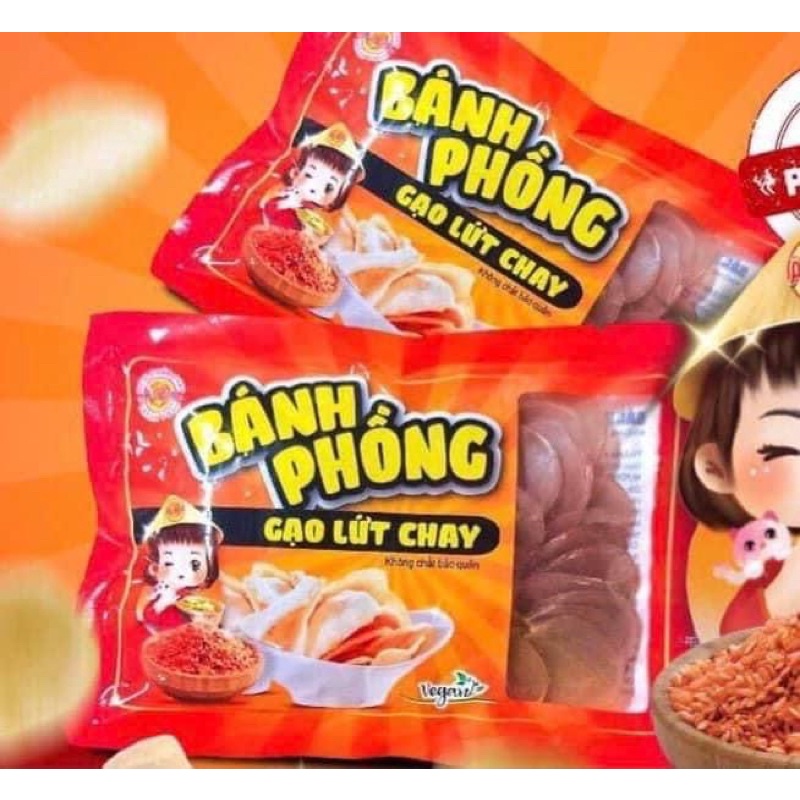 BÁNH PHỒNG CHAY, BÁNH PHỒNG GẠO LỨT CHAY