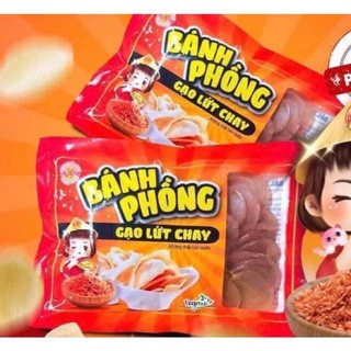 Bánh phồng chay, bánh phồng gạo lứt chay