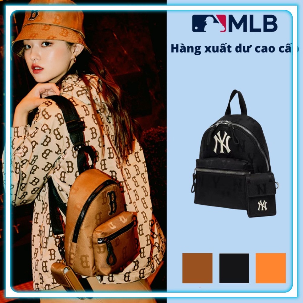 [ CHUẨN HÃNG 11 ] Balo Mini MLB NY Hàn Quốc Monogram Full Tag Cao Cấp