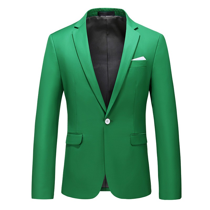 Áo Khoác Vest Tuxedos Dáng Ôm Màu Xanh Lá / Tím / Xanh Lá Cỡ M-6Xl Thời Trang Dự Tiệc Sang Trọng Cho Nam