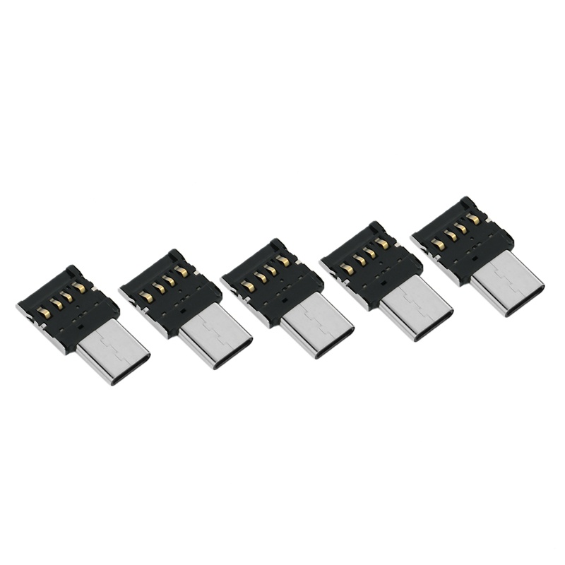 Bộ 5 Đầu Chuyển Mini Type-C USB-C Sang USB 2.0 OTG Cho Điện Thoại / Máy Tính Bảng / Đèn Flash