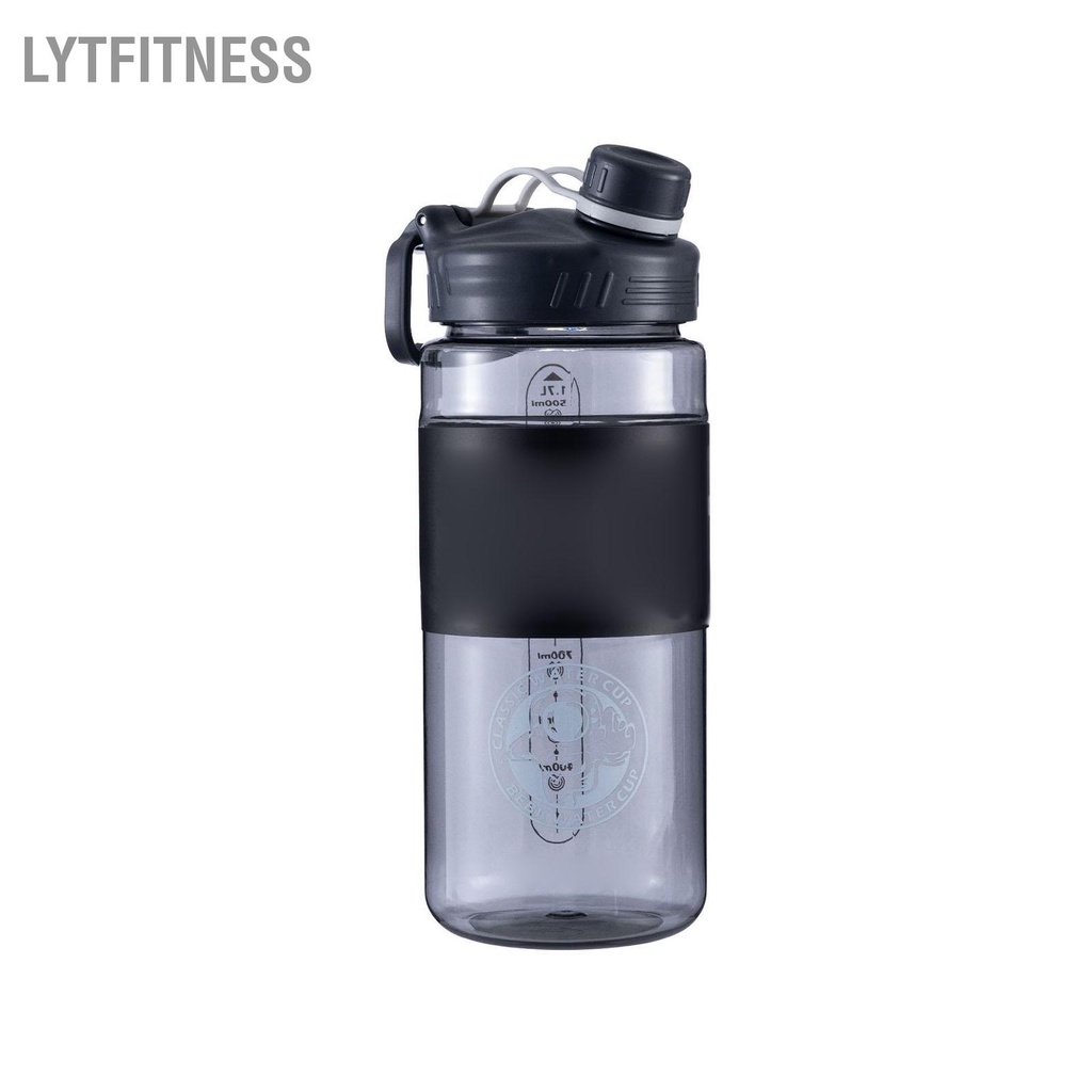 LYTFitness Bình Nước Nhựa Dung Tích Lớn Không Gian Thể Thao Ấm Đun Có Dây Buộc Cho Nam Nữ