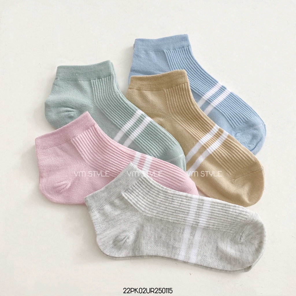 Vớ ngẫu nhiên nhiều màu VMSTYLE , hình họa tiết dễ thương Vintage VOU00001