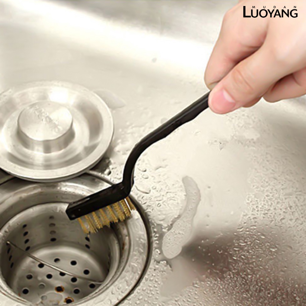 Set 3 Bàn Chải Nhựa 3 Loại Vệ Sinh Cống Thoát Nước Thân Thiện Với Môi Trường